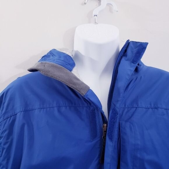 Cabela's Packable‎ Lightweight Windbreaker Blue Size Med - Picture 4 of 10